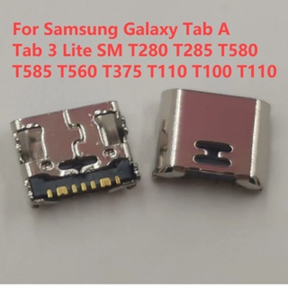 5-50pcs Charging Port 7 Pin For Samsung Galaxy Tab A  Tab 3 Lite SM T280 T285 T580 T585 T560 T375 T110 T100 T110 Charging Pin Dock Connector