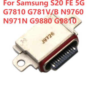 ซ็อกเก็ตเชื่อมต่อที่ชาร์จ USB Type C สําหรับ Samsung Galaxy S20 FE 5G G7810 G781V/B N9760 N971N G9880 G9810 1-5 ชิ้น