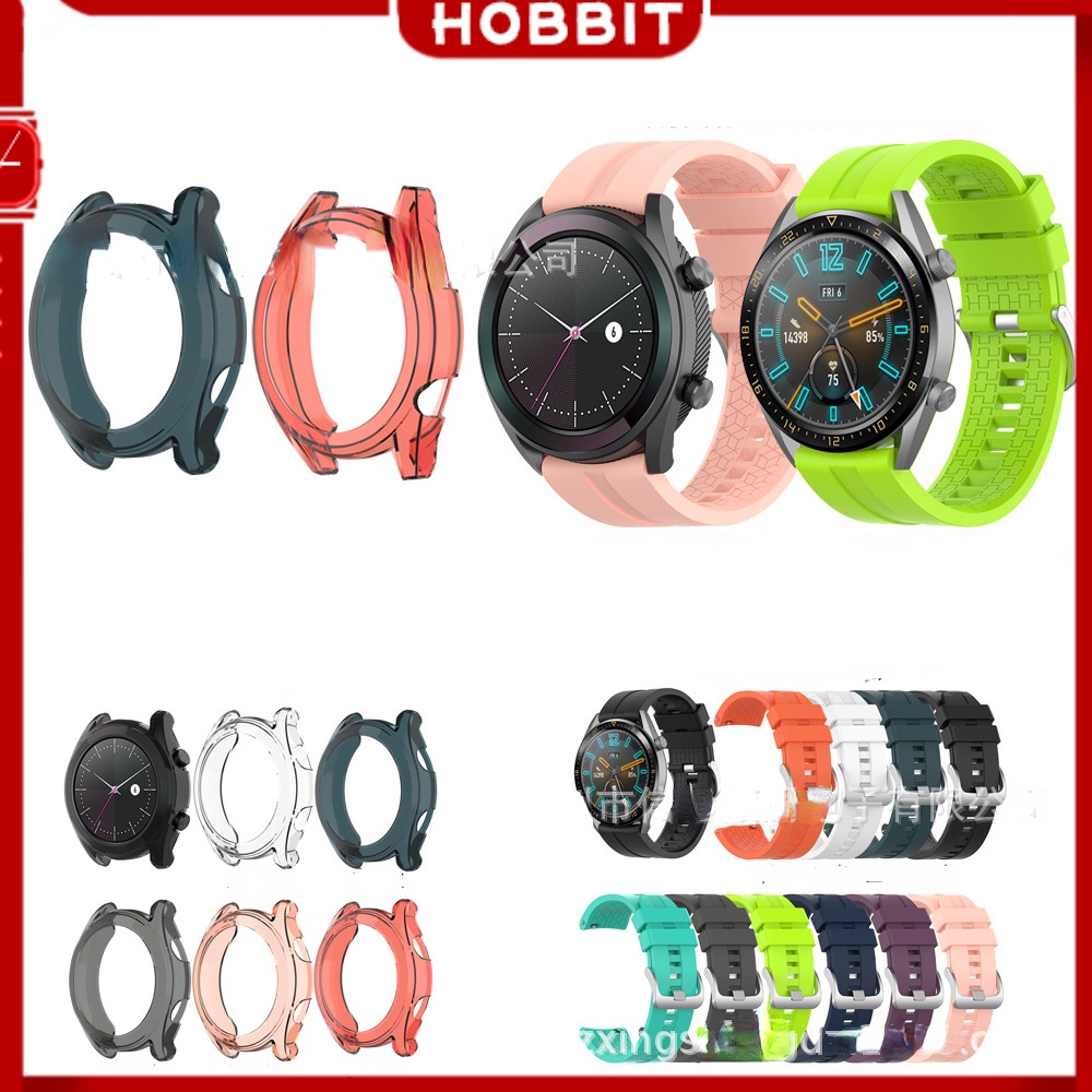 สําหรับ-huawei-watch-gt2-gt1-46-มม-tpu-เคสป้องกัน-กรอบซิลิโคน-สายรัด-gt-46-มม-นาฬิกา-สายรัดข้อมือ-เข็มขัด