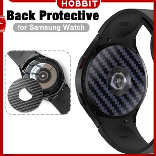 สติกเกอร์ฟิล์มคาร์บอนไฟเบอร์ ป้องกันหน้าจอ สําหรับ Samsung Galaxy Watch 4/3 45 มม. Classic 42 มม. 46 มม. Watch4 40 มม. 44 มม.