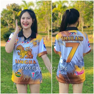 เสื้อกีฬาแขนสั้น คอปิด พิมพ์ลาย สวมใส่สบาย สําหรับผู้ชาย และผู้หญิง พร้อมส่ง