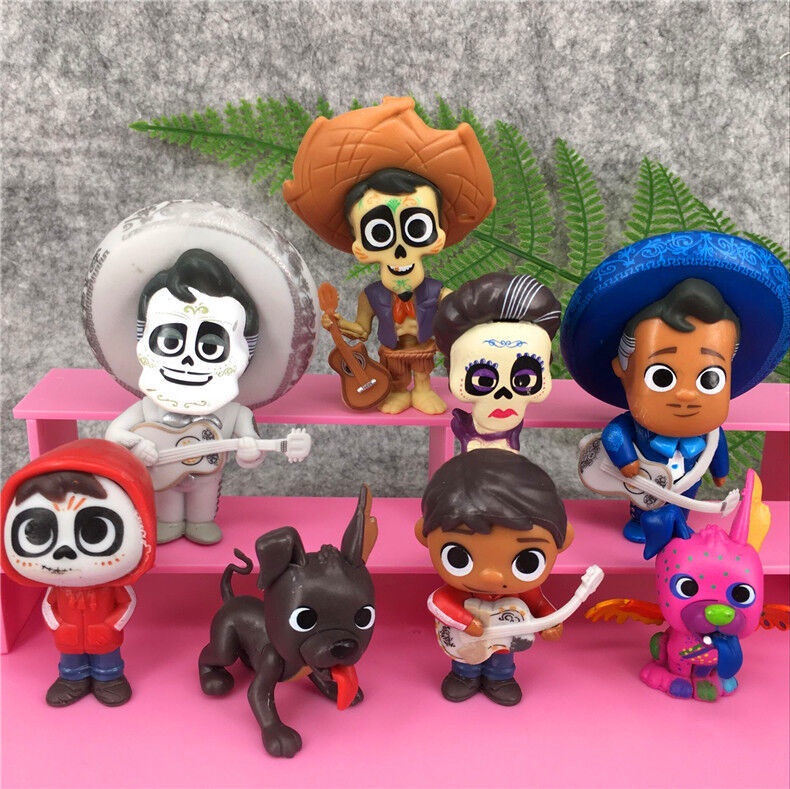 Coco Movie Vibrant Miguel Hector Dante Imelda Pepita Action Figure ชุด ...