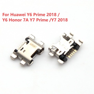 30 ชิ้น สําหรับ Huawei Y6 Prime 2018 / Y6 Honor 7A Y7 Prime / Y7 2018 ไมโคร Usb แท่นชาร์จพอร์ตเชื่อมต่อปลั๊กซ็อกเก็ตพอร์ต