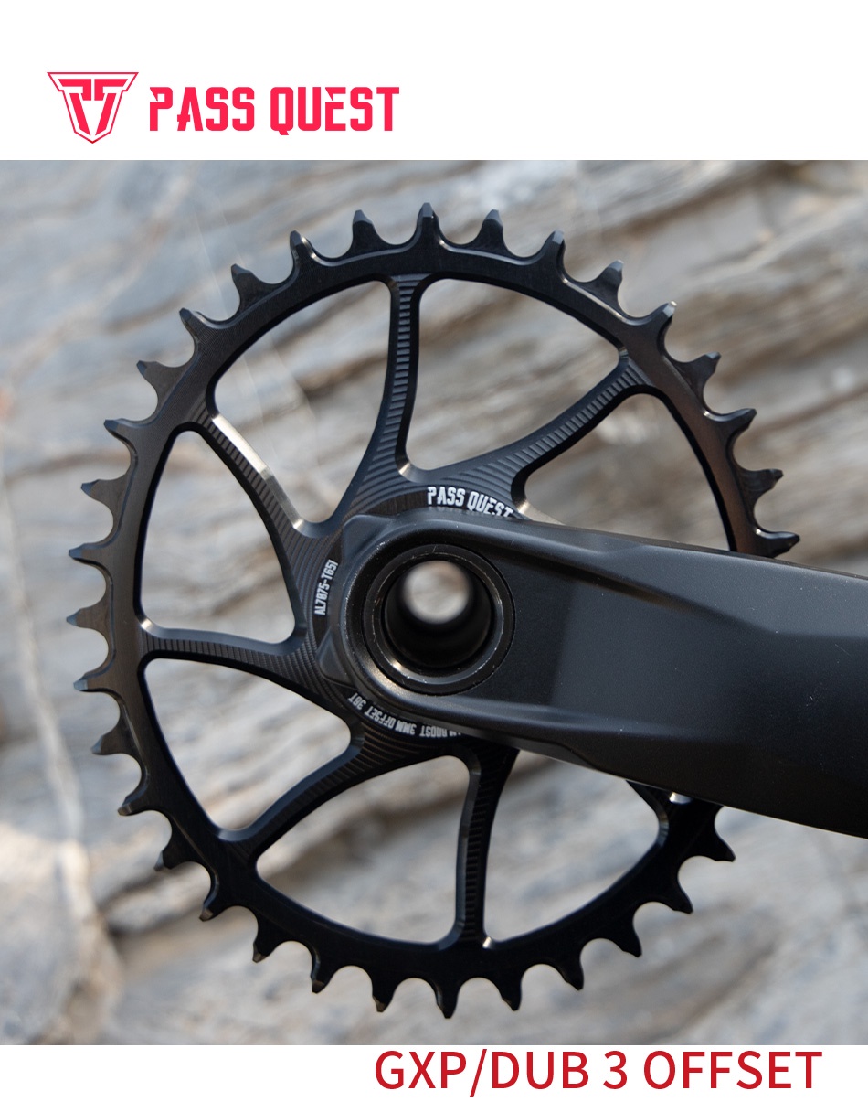 ใบจาน Sram Direct Mount 3mm Offset GXP chainring narrow wide 28-38T ...
