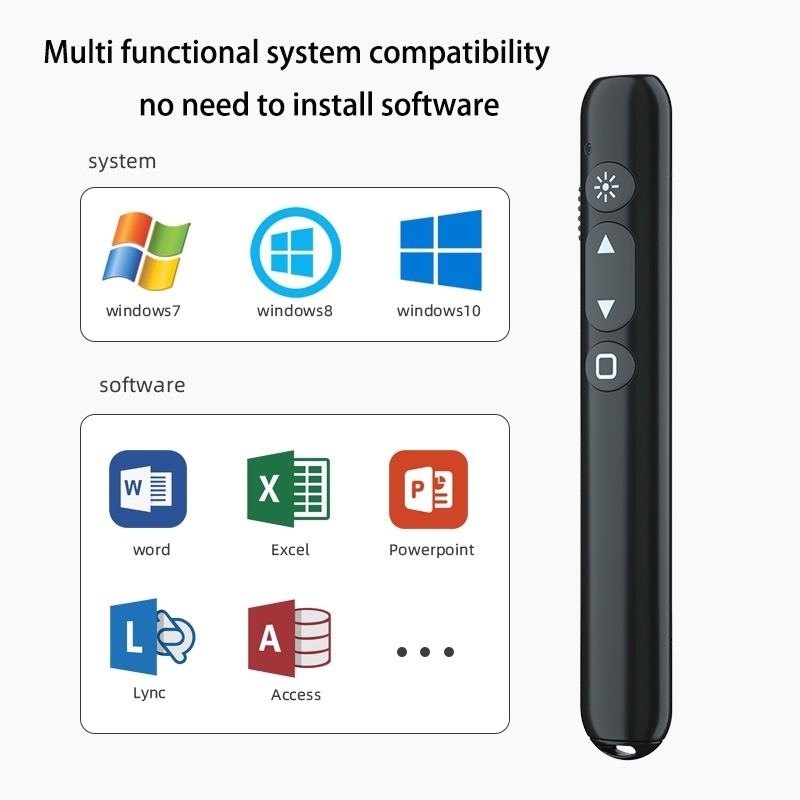 ตัวควบคุมเลเซอร์ไร้สาย-2-4ghz-ppt-สีแดง-รองรับ-windows-system-linux-android-รองรับ-excel-ppt-word-แบบชาร์จไฟได้