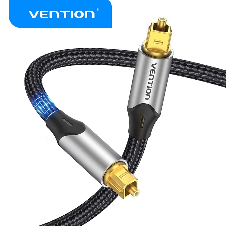 vention-สายสัญญาณเสียงออปติคอล-ไฟเบอร์-อลูมิเนียมอัลลอย-สีเทา-สําหรับโฮมเธียเตอร์-สายทีวี-xbox-เครื่องเล่นเคเบิล