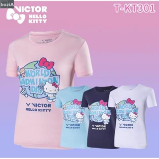 Bozi 🆕️ เสื้อแบดมินตัน VICTOR 🎀 HELLO KITTY (🌏WORLD BADMINTON DAY) สินค้ารับประกันของแท้ 💯%