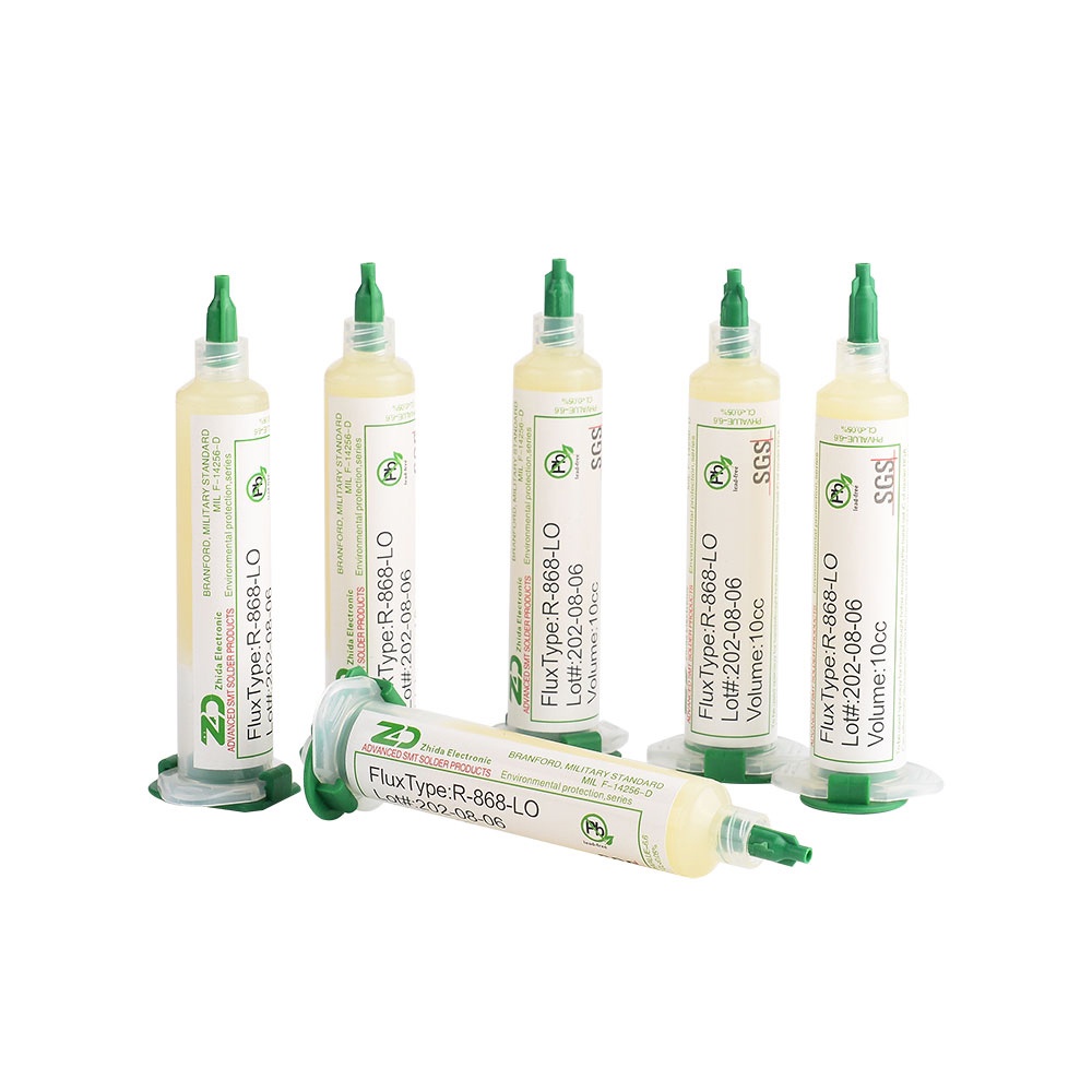 JCD R-868LO ฟลักซ์บัดกรีชนิดเหลว Soldering Past หลอด 10 ซีซี ควันน้อย ...