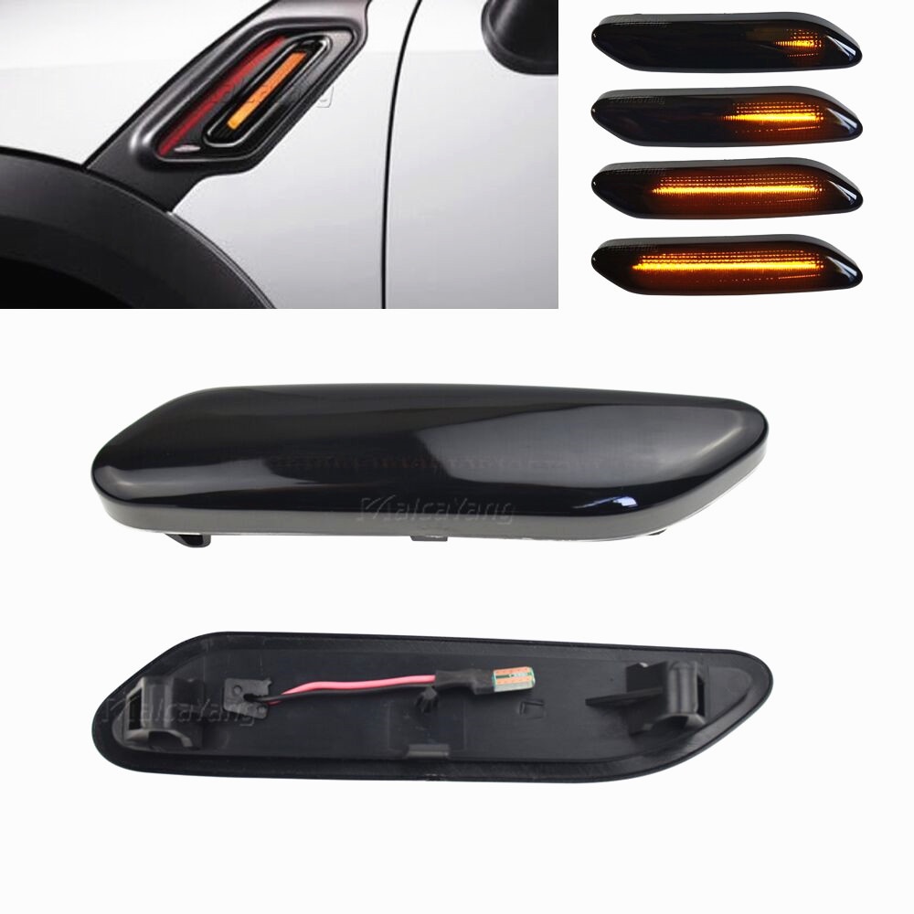 สําหรับ BMW MINI COOPER R60 R61 COUNTRYMAN PACEMAN แบบไดนามิก LED Side ...
