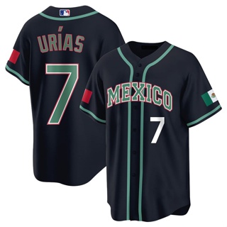 เสื้อกีฬาเบสบอล ทีมชาติเม็กซิโก คลาสสิก สีดํา 2023