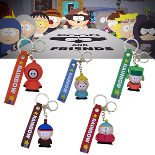 ใหม่ พวงกุญแจ จี้ตุ๊กตาฟิกเกอร์ การ์ตูนอนิเมะ South Park สร้างสรรค์ สําหรับแขวนตกแต่งกระเป๋า 2023