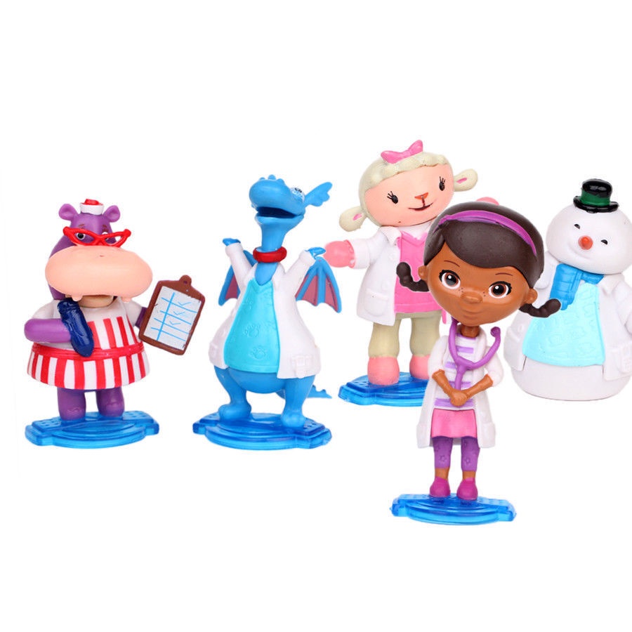 doc-ชุดของเล่นฟิกเกอร์-mcstuffins-stuffy-lambie-hallie-chilly-5-ชิ้น