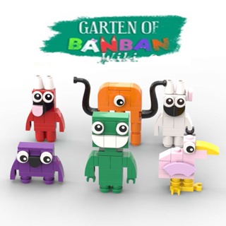 ชุดของเล่นตัวต่อเกมสยองขวัญ Ganten Of Banban เพื่อการศึกษา สําหรับเด็ก 6 แบบ 136 ชิ้น