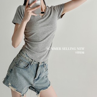 Alice  เสื้อยืดผู้หญิง สะดวกสบาย และทันสมัย  ทันสมัย High quality สบาย รุ่นใหม่ A99J39W 36Z230909