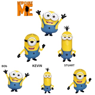 โมเดลตุ๊กตาฟิกเกอร์ Despicable Me Minions Bob kevin stuart ของเล่นสําหรับเด็ก