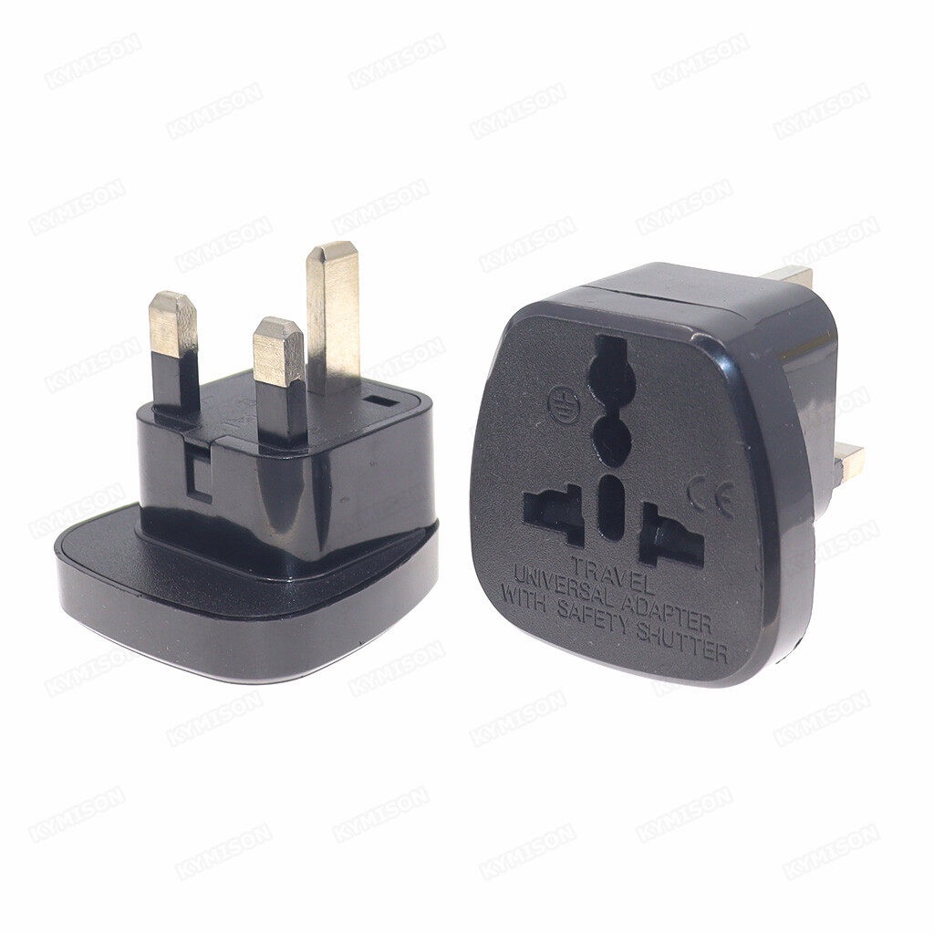 Universal AU US EU to UK Plug 2 in 1 International Travel Power Charger