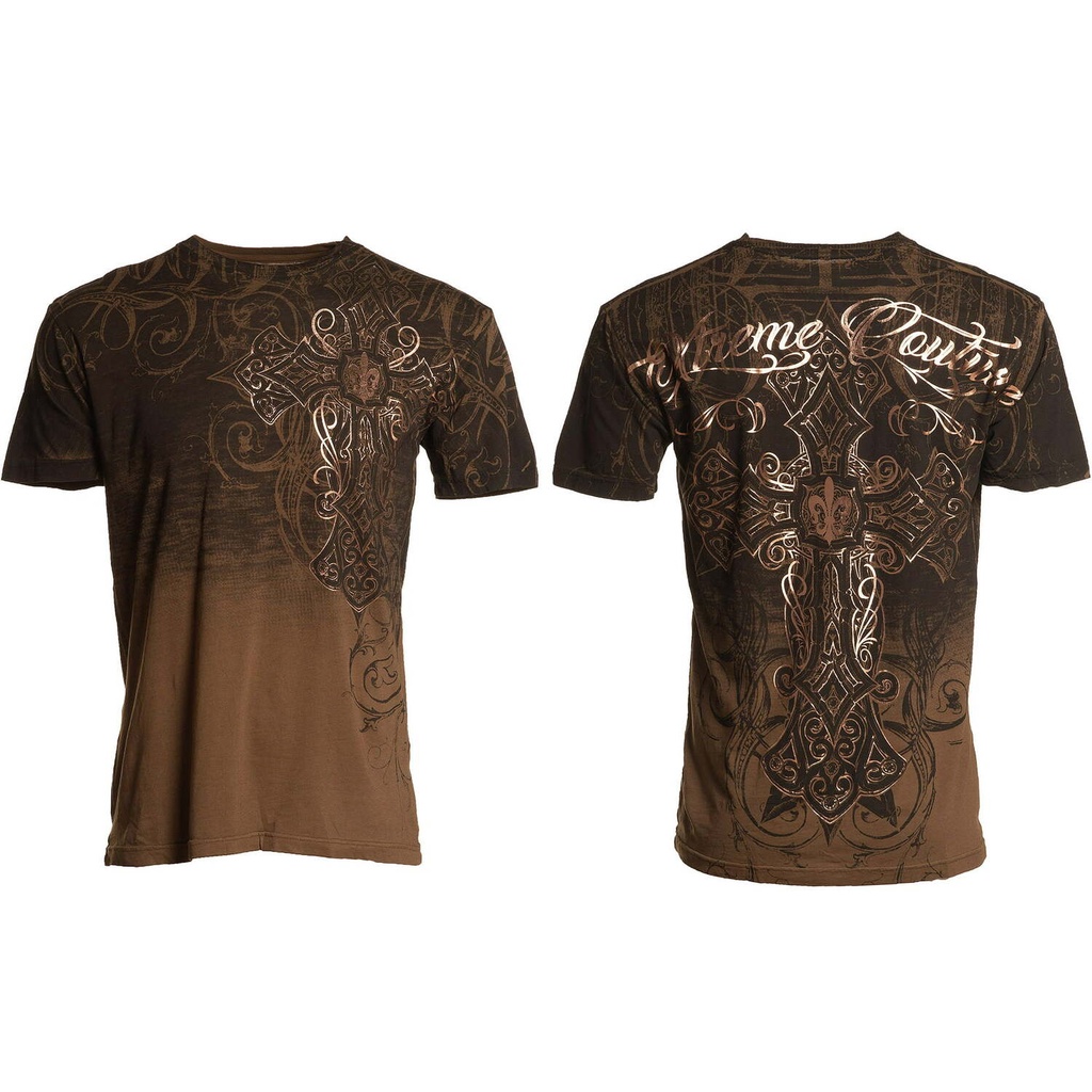 เสื้อยืด-พิมพ์ลาย-xtreme-couture-by-affliction-decretum-biker-mma-สําหรับผู้ชาย