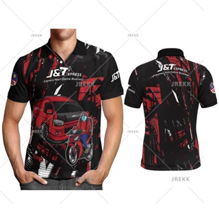 (bozi)J&t Express Sublimation Tshirt Baju เสื้อโปโล ไมโครไฟเบอร์ 2023