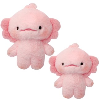 ของเล่นตุ๊กตาการ์ตูน Axolotl Plushie น่ารัก และถุงบรรจุภัณฑ์ สําหรับเด็ก