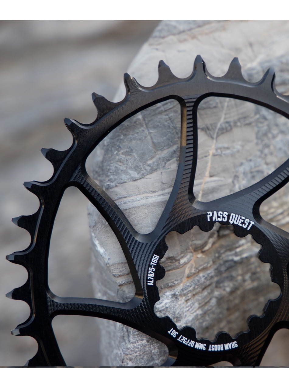 ใบจาน Sram Direct Mount 3mm Offset GXP chainring narrow wide 28-38T ...