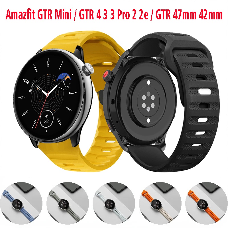 สายนาฬิกาข้อมือซิลิโคน-พร้อมหัวเข็มขัด-สําหรับ-amazfit-gtr-mini-gtr-4-3-3-pro-2-2e-gtr-47-มม-42-มม