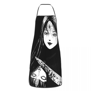 Junji Ito ผ้ากันเปื้อนโพลีเอสเตอร์ 52x72 ซม. สําหรับทําเบเกอรี่