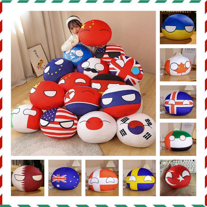 หมอนตุ๊กตานุ่ม-รูปการ์ตูนโปแลนด์บอล-countryballs-ขนาด-10-40-ซม-สําหรับเด็ก