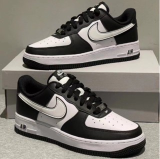 รองเท้าผ้าใบ Nk Air Force 1 low "Panda" สําหรับผู้ชาย และผู้หญิง