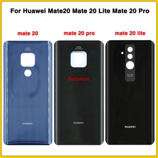 Bepath- ฝาครอบแบตเตอรี่ และสติกเกอร์กาว สําหรับ Huawei Mate20 Mate 20 Lite Mate 20 Pro