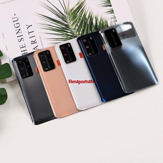 Bepath-p40pro เคสโทรศัพท์มือถือกระจก ลายโลโก้ สําหรับ Huawei P40 Pro 6.58 นิ้ว