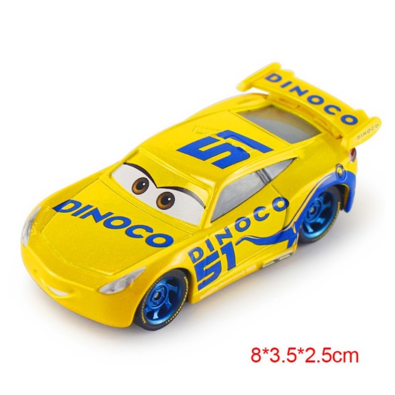 Pixar Cars 3 51 Cruz Ramirez Lightning McQueen Metal Vehical Model Car ...