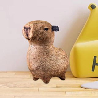 ของเล่นตุ๊กตา Capybara น่ารัก นุ่มสบาย สีน้ําตาล ขนาด 20x20 ซม.