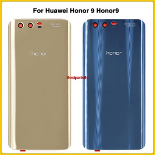 Bepath- ฝาครอบแบตเตอรี่ด้านหลัง แบบเปลี่ยน พร้อมสติกเกอร์ สําหรับ Huawei Honor 9 Honor9