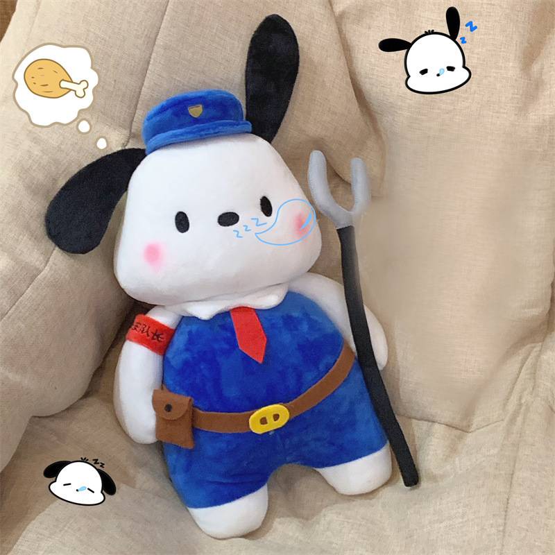 ของเล่นตุ๊กตาสัตว์-pochacco-น่ารัก-คุณภาพสูง-สําหรับเด็ก-ตกแต่งบ้าน