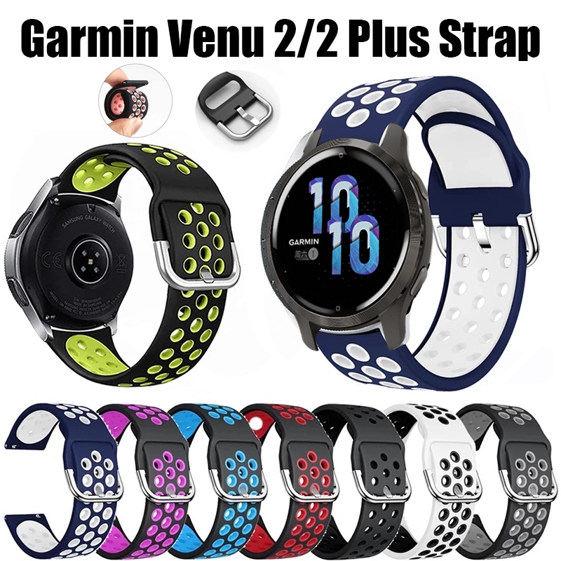สายนาฬิกาข้อมือซิลิโคน-แบบเปลี่ยน-สําหรับ-garmin-venu-2-plus-smart-watch-garmin-venu-2-sport-band