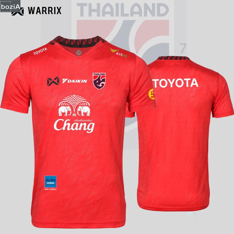 bozi-เสื้อซ้อมทีมชาติ-warrix-ของแท้-diy-เสื้อกีฬาแขนสั้น-ทุกเพศ-ทุกเพศ