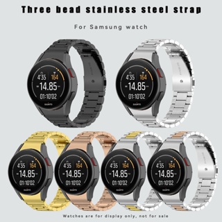 สายนาฬิกาข้อมือสเตนเลส โลหะ สําหรับ Samsung galaxy watch 5 4 40 มม. 44 มม. watch 4 Classic 42 มม. 46 มม. galaxy watch 5 pro