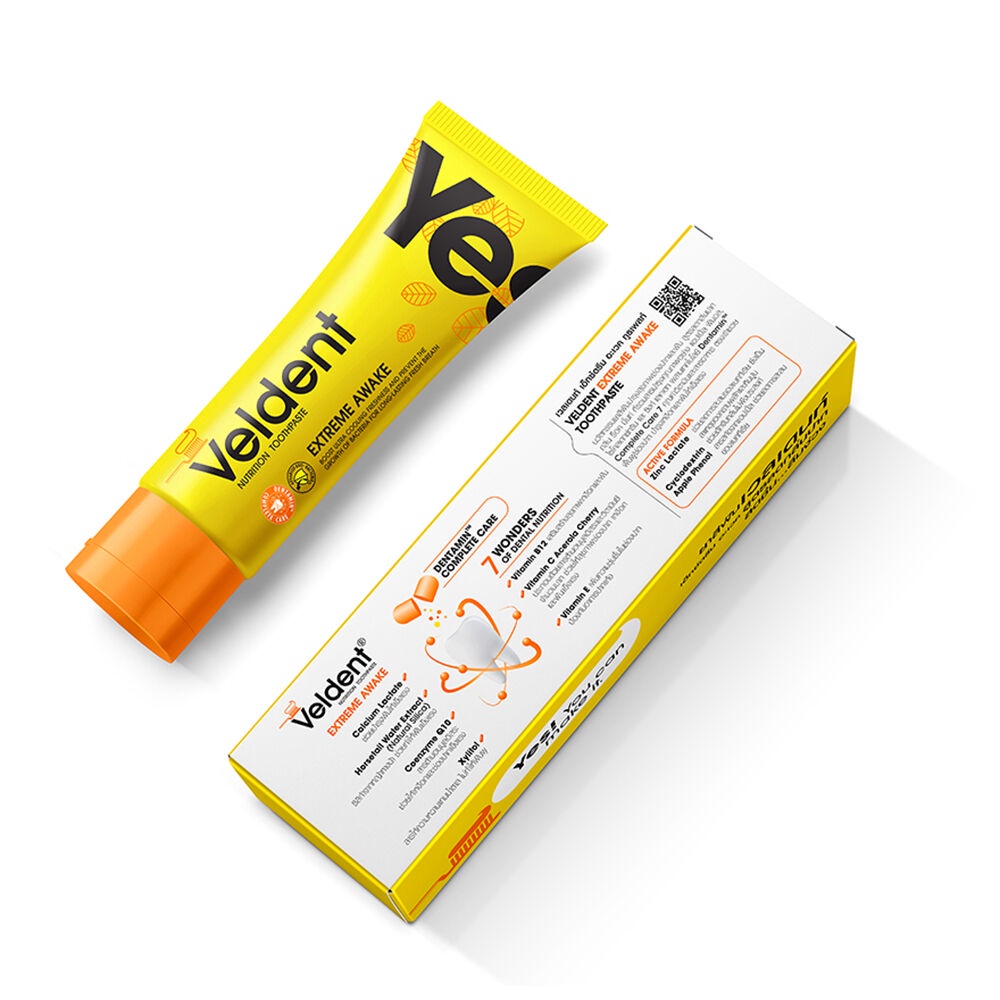 VELDENT Extreme Awake Toothpaste ยาสีฟัน เวลเดนด์ เอ็กซ์ตรีม อะเวค ...