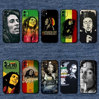 เคสป้องกันโทรศัพท์มือถือ แบบนิ่ม ลาย MT25 reggae bob marley สําหรับ iPhone 11 12 Mini