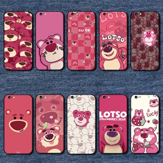 เคสโทรศัพท์มือถือแบบนิ่ม ลายหมีสตรอเบอร์รี่ MT26 สําหรับ iPhone 6 6s Plus