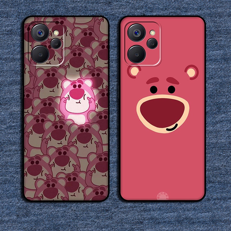 เคสป้องกันโทรศัพท์มือถือ-แบบนิ่ม-ลายหมีสตรอเบอร์รี่-สําหรับ-realme-9i-5g-10i-mt26