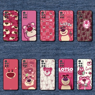 เคสโทรศัพท์มือถือแบบนิ่ม ลายหมีสตรอเบอร์รี่ สําหรับ Xiaomi Redmi 10 MT26
