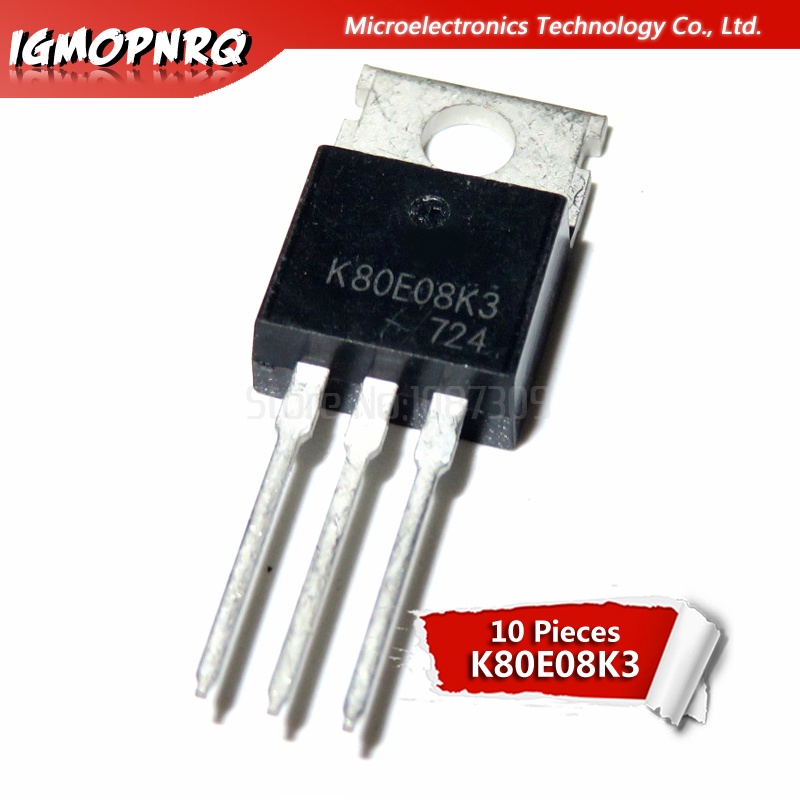 วงจรรวม K80E08K3 TO-220 TK80E08K3 TO220 10 ชิ้น | Shopee Thailand
