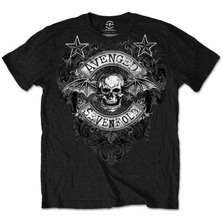 เสื้อยืด พิมพ์ลาย Avenged Sevenfold Stars Flourish Rock Metal สําหรับผู้ชาย และผู้หญิง