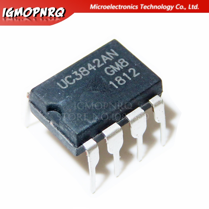 Lot De 10 Circuits Intégrés UC3842B DIP-8 - Neufs - Pour Alimentations à Découpage