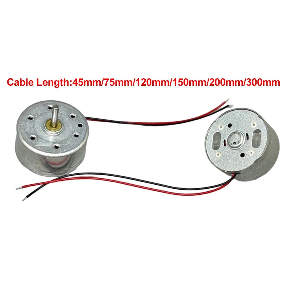 Rk-300c RF-300CA-12350 DC 1.5V-6V 9000RPM 24 มม.รอบมอเตอร์ไฟฟ้าพัดลม ...