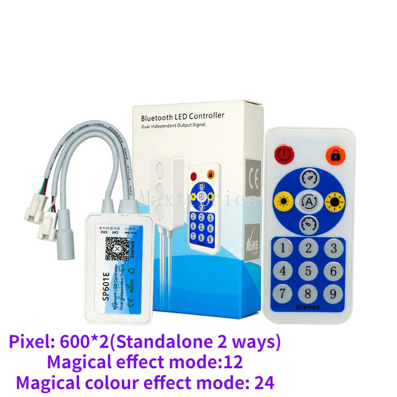 เพลง SP107E SP601E Controller DC5V-24V บลูทูธ SP105E SP110E WIFI SP108E ...