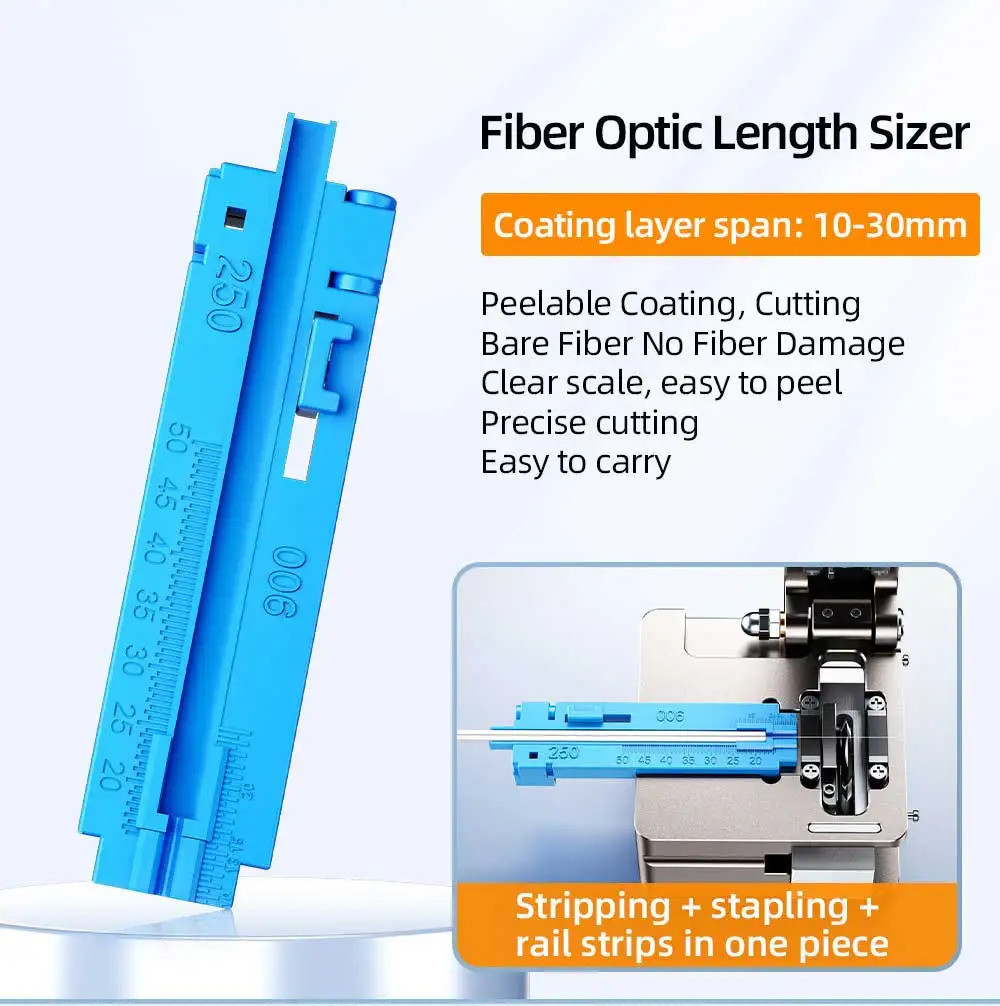 11 in 1 FTTH Fiber Optic Tool Kit -70 ~ + 10dBm Optical Power Meter ...