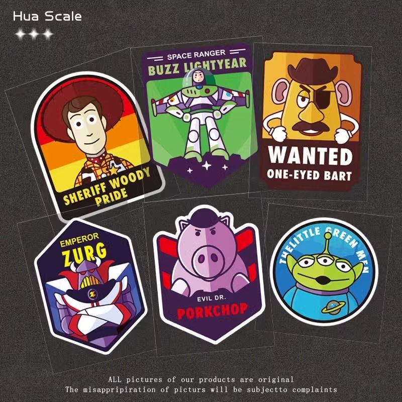 Toy Story Sticker การ์ตูน Buzz Lightyear สติ๊กเกอร์ติดรถยนต์รอยขีดข่วน ...
