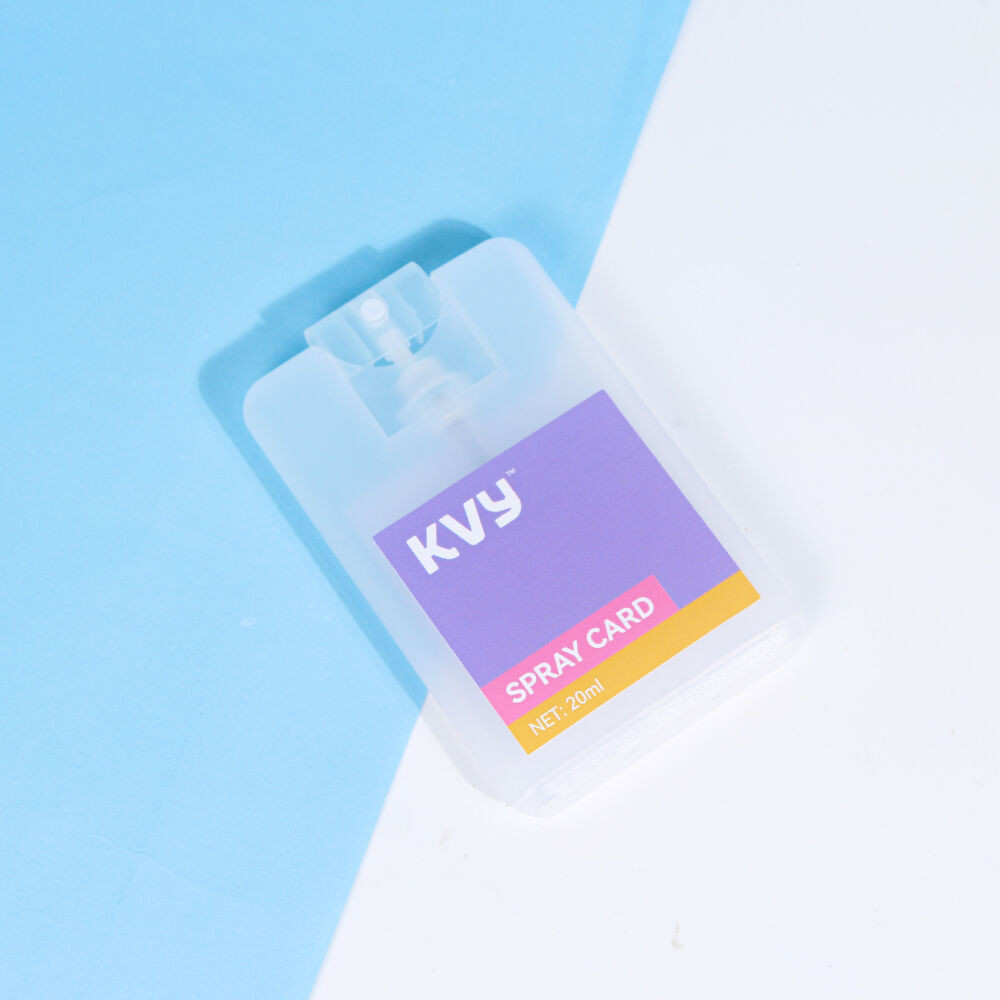 KVY Spray Card 20ml เควีวาย สเปรย์การ์ด สำหรับบรรจุของเหลวปริมาณ 20 มล. ...